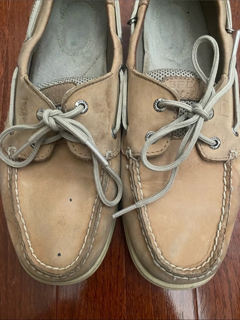 Sperry Women's Tan Leather Boat Shoes